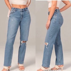 Curve Love low rise 90’s straight jean
